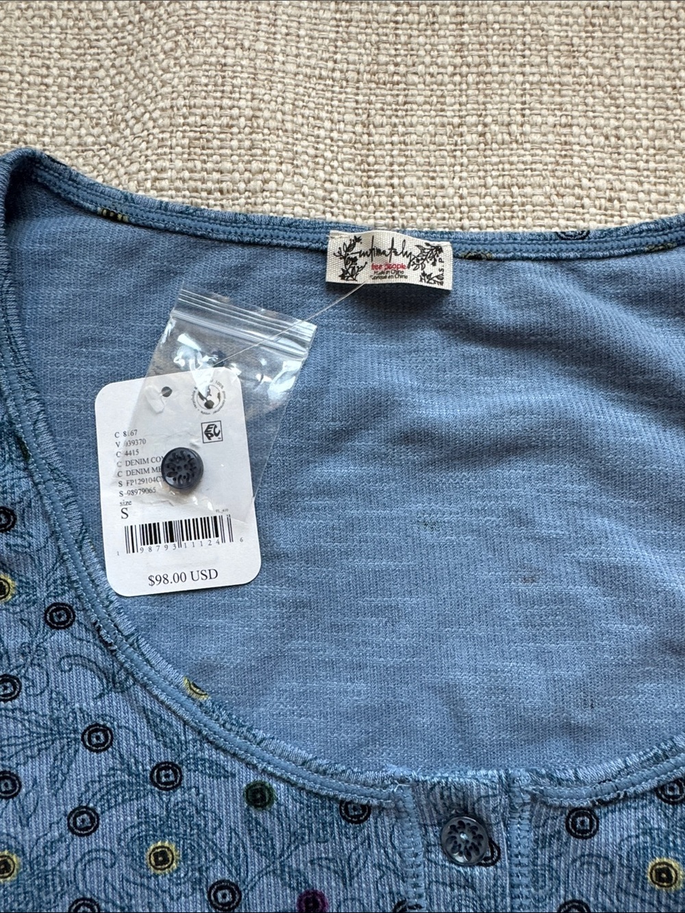 Free People Intimately Stolen Dance Sleep Set NWT, Small - Picture 5 of 11